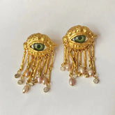 Exaggerated Baroque Eye Earring
